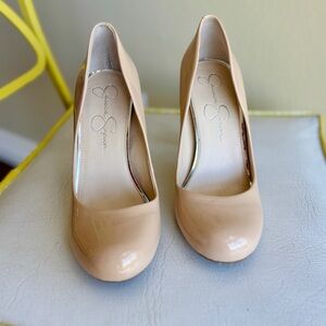 Jessica Simpson Caprielle Tan Pumps - Sz 7